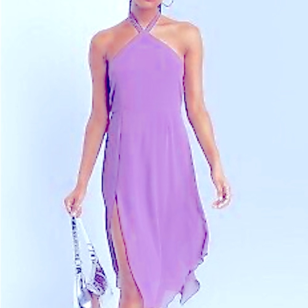 Wild Fable Purple halter Cocktail party dress women’s medium M